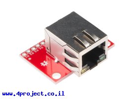 תמונה של מוצר מחבר RJ45 MagJack על כרטיסון