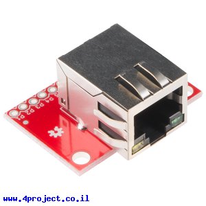 מחבר RJ45 MagJack על כרטיסון