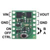 מפסק MOSFET 4.5-40V/4A - עם לחצן ומעגל נעילה