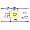 מפסק MOSFET 4.5-40V/4A - עם לחצן ומעגל נעילה