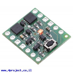 מפסק MOSFET 2.2-20V/6A - עם לחצן ומעגל נעילה