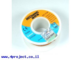 תמונה של מוצר בדיל הלחמה מכיל עופרת 0.6 מ"מ - 100 גרם
