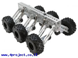 תמונה של מוצר פלטפורמה רובוטית - Mantis 6WD (ללא מנועים)