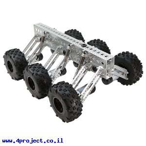 פלטפורמה רובוטית - Mantis 6WD (ללא מנועים)