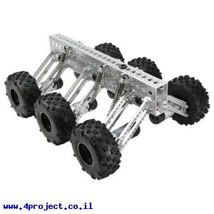 פלטפורמה רובוטית - Mantis 6WD (ללא מנועים)