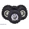 פלטפורמה רובוטית - Wild Thumper 6WD - מנועים 350 סל"ד