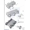 פלטפורמה רובוטית - Wild Thumper 4WD - מנועים 350 סל"ד