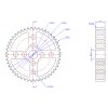 גלגל שיניים של Makeblock - אלומיניום 48T