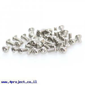 בורג אלן M4x8mm - חבילה של 50