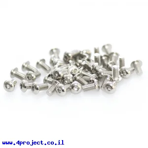 בורג אלן M4x8mm - חבילה של 50