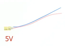 תמונה של מוצר לייזר פשוט - נקודה אדומה - 5V