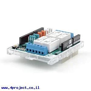 מגן Arduino עם 4 ממסרים