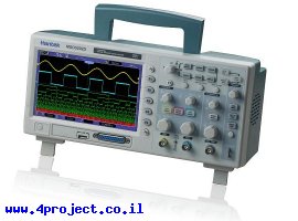 תמונה של מוצר סקופ דיגיטלי שולחני 2Ch/200MHz/1GSa/1M, לוג'יק - Hantek MSO5202D