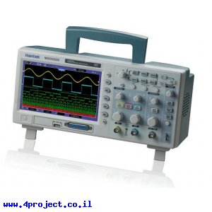 סקופ דיגיטלי שולחני 2Ch/200MHz/1GSa/1M, לוג'יק - Hantek MSO5202D