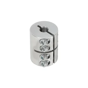 מצמד קשיח מתהדק כפול 1/4" (6.35 מ"מ) - 6 מ"מ