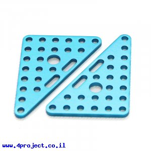 פלטה שטוחה משולשת 6x8
