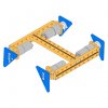 פלטה שטוחה משולשת 6x8