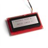 LCD טקסט 20x4, כתב שחור על RGB רקע, 3.3V, ממשק טורי - חיבור Qwiic