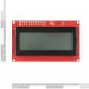 LCD טקסט 20x4, כתב שחור על RGB רקע, 3.3V, ממשק טורי - חיבור Qwiic