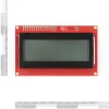 LCD טקסט 20x4, כתב שחור על RGB רקע, 3.3V, ממשק טורי - חיבור Qwiic