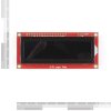 LCD טקסט 16x2, כתב RGB על שחור, 3.3V, ממשק טורי - חיבור Qwiic
