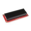 LCD טקסט 16x2, כתב RGB על שחור, 3.3V, ממשק טורי - חיבור Qwiic