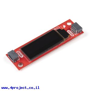 מסך OLED בגודל 0.91", ממשק I2C - חיבור Qwiic