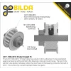 גלגלת רצועת תזמון 5mm HTD לציר 6 מ"מ - 16 שיניים