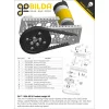 גלגלת רצועת תזמון 5mm HTD לציר 6 מ"מ - 16 שיניים
