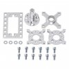 מחזיק מנוע ServoBlock™ למנועי סרוו בגודל סטנדרטי עם ציר C1-24T - ציר עם חורים M4