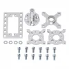 מחזיק מנוע ServoBlock™ למנועי סרוו בגודל סטנדרטי עם ציר C1-24T - ציר עם חורים M4