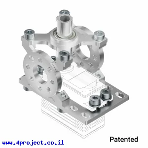 מחזיק מנוע ServoBlock™ למנועי סרוו בגודל סטנדרטי עם ציר C1-24T - ציר ישר