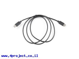 תמונה של מוצר כבל USB C ל-USB-C תקן 2.0 באורך 1 מטר