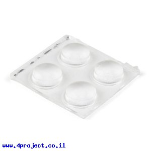 רגלית סיליקון דביקות 11x5 מ"מ - 4 יחידות