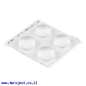 רגלית סיליקון דביקות 11x5 מ"מ - 4 יחידות