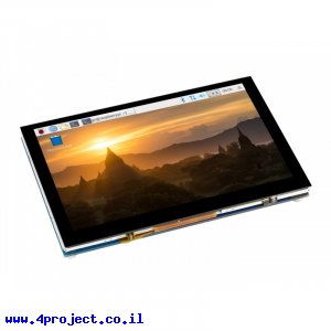 מסך מגע קיבולי LCD 5" 800x480, ממשק DSI