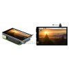 מסך מגע קיבולי LCD IPS 4" 800x480, זכוכית מגן, רמקול, ממשק RPi