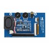 מסך מגע קיבולי LCD IPS 4" 800x480, זכוכית מגן, רמקול, ממשק RPi
