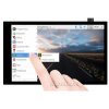 מסך מגע קיבולי LCD IPS 4" 800x480, זכוכית מגן, רמקול, ממשק RPi