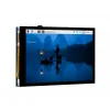 מסך מגע קיבולי LCD IPS 4" 800x480, זכוכית מגן, רמקול, ממשק RPi