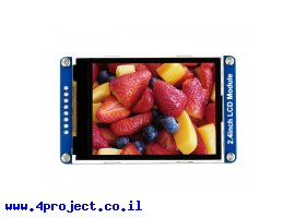 תמונה של מוצר LCD גרפי צבעוני, 240x320, גודל 2.4"