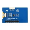 מסך E-Ink ל-2 צבעים (4 גוונים), גודל 3.7", רזולוציה 480x280, ממשק RPi
