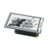 מסך E-Ink ל-2 צבעים (4 גוונים), גודל 3.7", רזולוציה 480x280, ממשק RPi