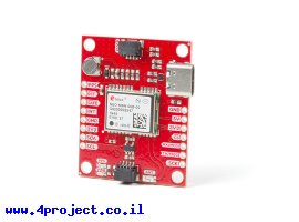 תמונה של מוצר מודול GPS NEO-M9N 92 Channels, אנטנה על הלוח, חיבור Qwiic