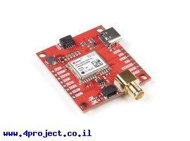 תמונה של מוצר מודול GPS NEO-M9N 92 Channels, חיבור SMA, חיבור Qwiic