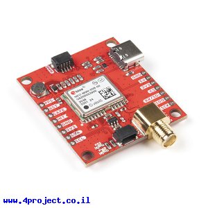 מודול GPS NEO-M9N 92 Channels, חיבור SMA, חיבור Qwiic
