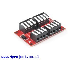 תמונה של מוצר שבב מרבב TCA9534 - הרחבה של 8 קווי I/O דרך I2C, חיבורי טרמינל, חיבור Qwiic