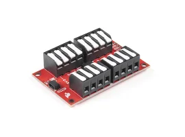 תמונה של מוצר שבב מרבב TCA9534 - הרחבה של 8 קווי I/O דרך I2C, חיבורי טרמינל, חיבור Qwiic