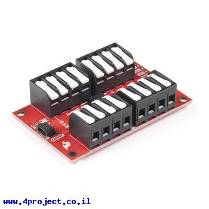שבב מרבב TCA9534 - הרחבה של 8 קווי I/O דרך I2C, חיבורי טרמינל, חיבור Qwiic