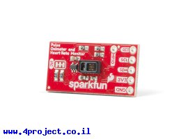 תמונה של מוצר חיישן דופק וחמצן בדם MAX32664/MAX30101 - חיבור Qwiic